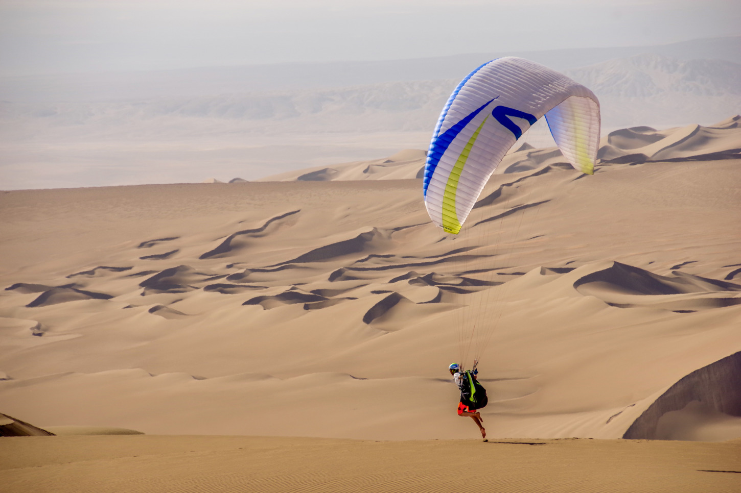 Francois-Ragolski-Glide-Paragliding take off sand dune